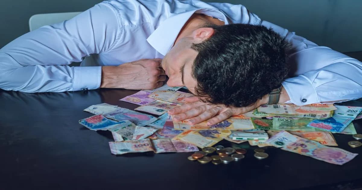 Gerente revisando tabla de depreciación de activos en una laptop con gráficas financieras sobre el escritorio
